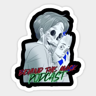 Behind the mask Sticker